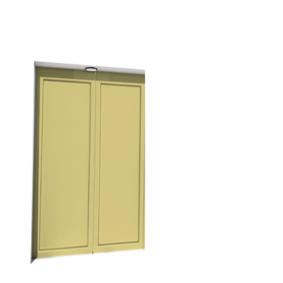 Enlever la décoration de la première et de la deuxième porte