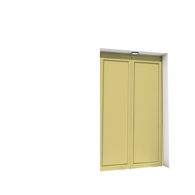 Enlever la décoration de la troisième et de la quatrième porte
