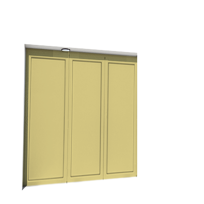 Enlever la décoration de la première, deuxième et troisième porte