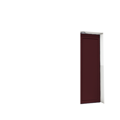 Enlever la décoration de la quatrième porte