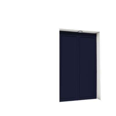 Enlever la décoration de la troisième et de la quatrième porte