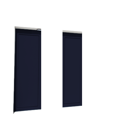 Enlever la décoration de la première et de la troisième porte