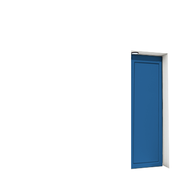 Enlever la décoration de la quatrième porte