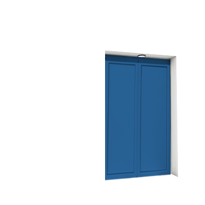 Enlever la décoration de la troisième et de la quatrième porte