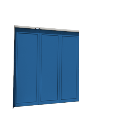 Enlever la décoration de la première, deuxième et troisième porte