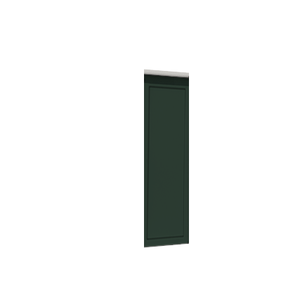 Enlever la décoration de la troisième porte