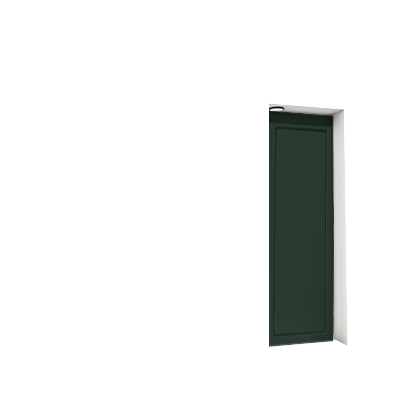 Enlever la décoration de la quatrième porte