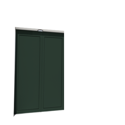 Enlever la décoration de la première et de la deuxième porte