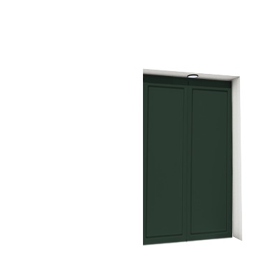 Enlever la décoration de la troisième et de la quatrième porte