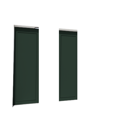 Enlever la décoration de la première et de la troisième porte