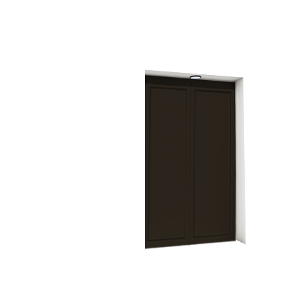 Enlever la décoration de la troisième et de la quatrième porte