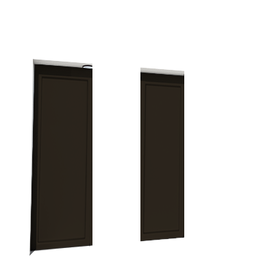 Enlever la décoration de la première et de la troisième porte