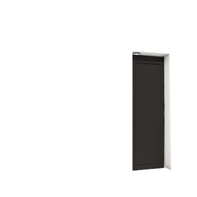 Enlever la décoration de la quatrième porte
