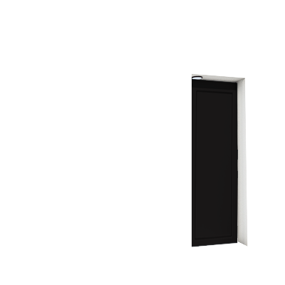 Enlever la décoration de la quatrième porte