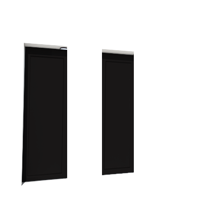 Enlever la décoration de la première et de la troisième porte