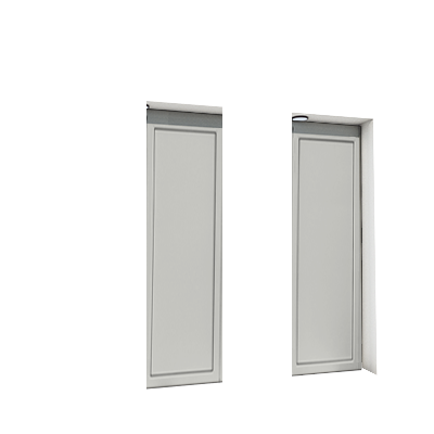 Enlever la décoration de la deuxième et de la quatrième porte