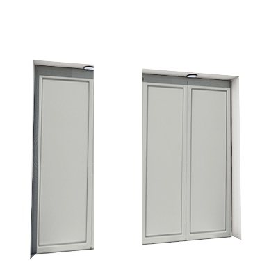 Enlever la décoration de la première, troisième et quatrième porte